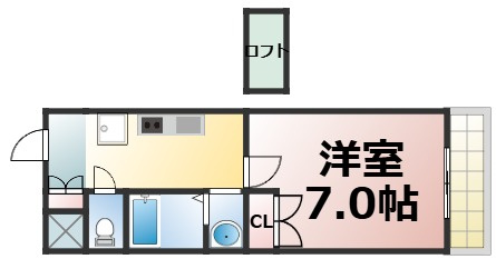 【間取り】 | ヴィアルシティ深江　仲介手数料無料