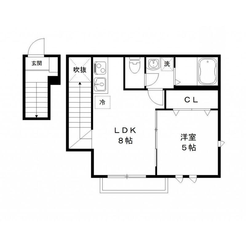 プルメリア幕張の間取り