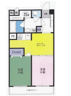 【間取り】 | メガロン大井町 | 間取りです。
