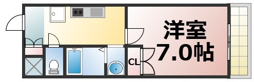 【間取り】 | ヴィアルシティ深江　仲介手数料無料