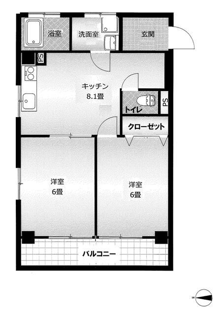 菅野マンションの間取り