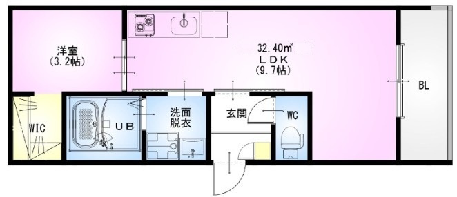 REGALEST土呂プレミアムの間取り