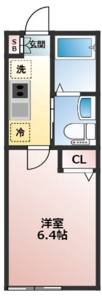 ウエストガーデン吉川高富Ⅰの間取り