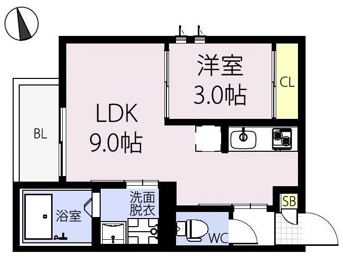 REGALEST　宮原の間取り