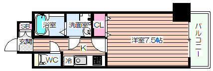 【間取り】 | アスヴェル梅田WEST