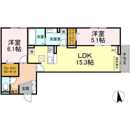 セレスティア東葛西Ⅱの間取り