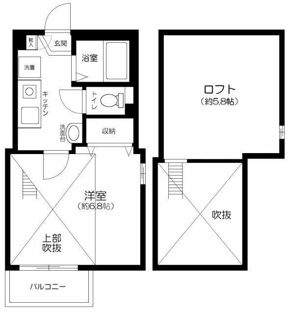 ＬＩＢＥＲＡ練馬中村橋の間取り