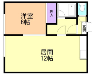 中島マンションの間取り