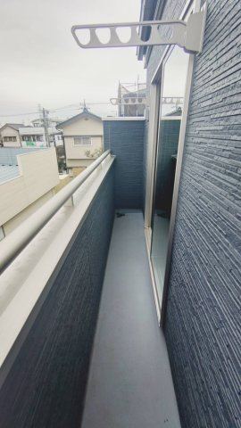新築戸建のバルコニー