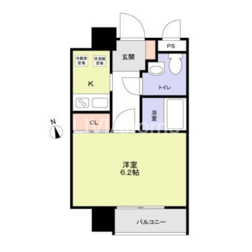 品川区南大井５丁目の賃貸マンションの間取り