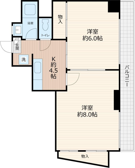 【間取り】 | 高峰コーポ2(タカミネコーポⅡ)