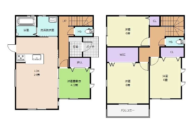 和歌山市和歌浦西1丁目・中古戸建・117028の間取り