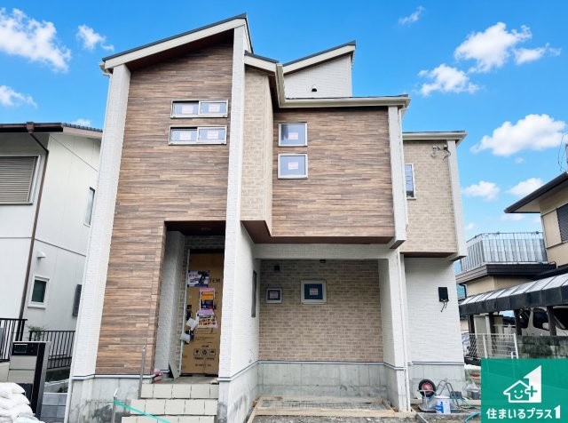 西宮市清瀬台　新築一戸建ての外観|現在建築中！落ち着いた街並みで新生活を始めることが出来そう！周辺の物件も併せてご紹介させて頂きます！