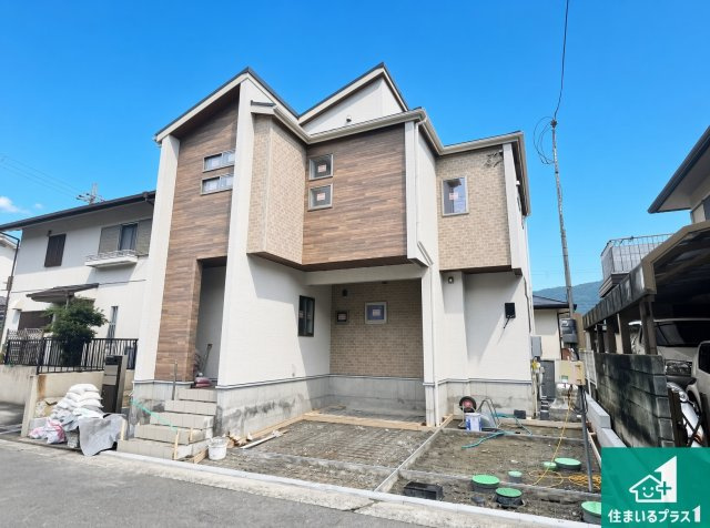 西宮市清瀬台　新築一戸建ての外観|現在の進捗状況です！順調に作業進行中、完成が待ち遠しいです！詳細の間取り等、お気軽にお問い合わせください！