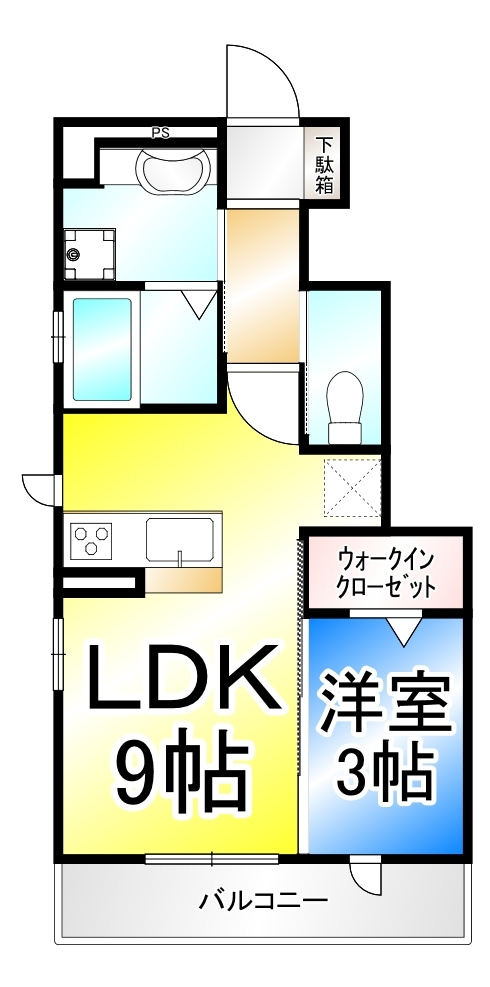 メイツ　Ｓ・Ｏの間取り