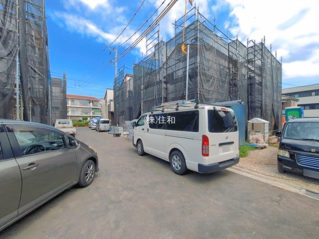 【新築分譲住宅】川越市南大塚3丁目の前面道路含む現地写真
