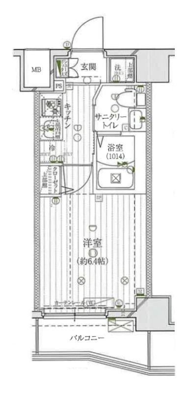 レガリス北千住の間取り|間取りです。