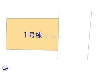 【区画図】 | 名古屋市南区呼続４丁目14-8【仲介手数料無料】新築一戸建て　1号棟