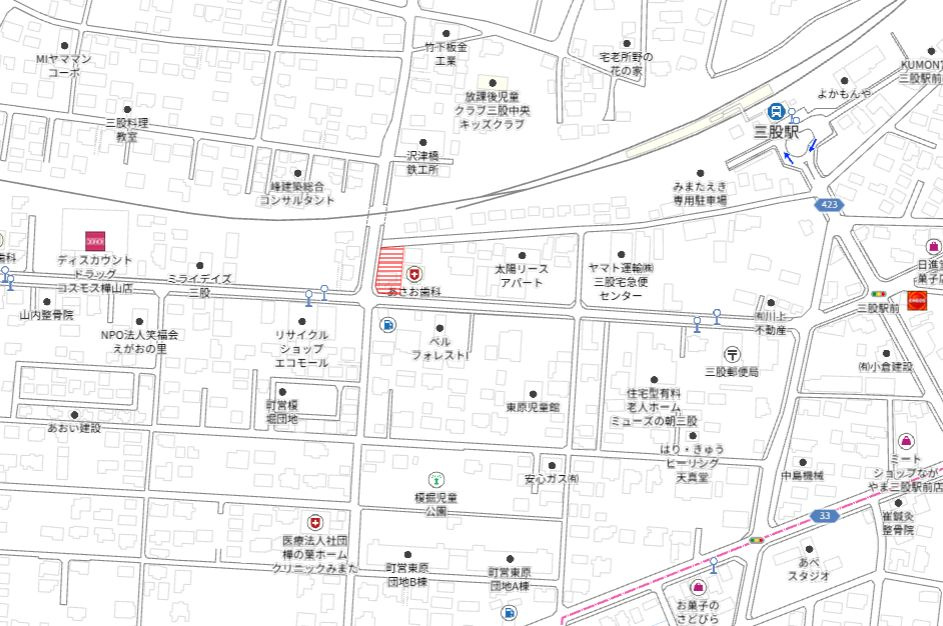 北諸県郡三股町大字樺山の売地の土地図