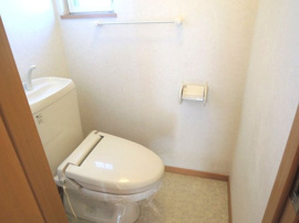 トイレもきれいです