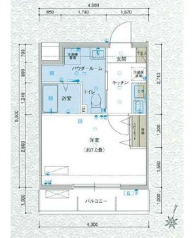 バージュアル浦和ウエストの間取り