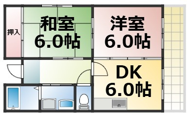 【間取り】 | アネックス今里　仲介手数料無料