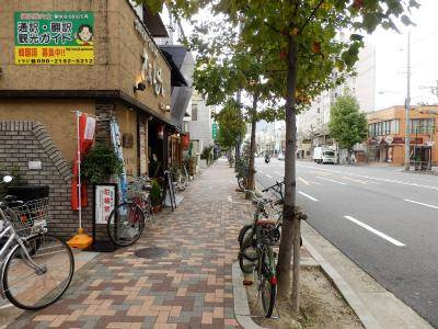 ルピエ四条の地図|前面道路