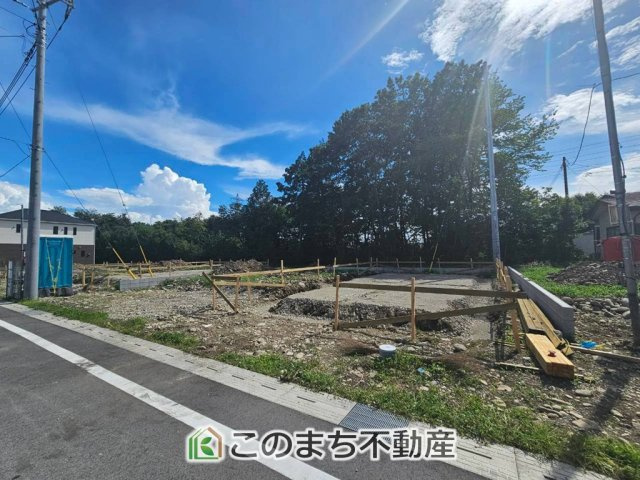 CRADLEGARDEN那須塩原市豊浦南町の外観|建築中現地写真（同社施工の完成物件・モデルハウスがご見学できます）