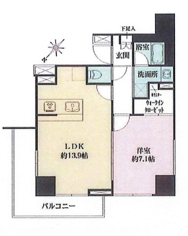 CrestHill文京千石の間取り