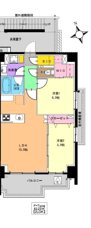 サンカント・オラージュ船橋の間取り