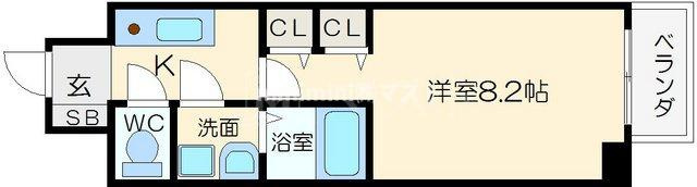 サムティ中之島ＷＥＳＴの間取り