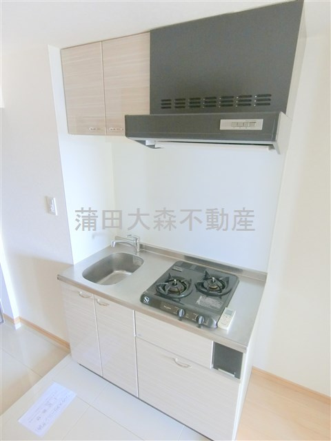 ルーブル大鳥居参番館のキッチン|2口ガスシステムキッチン　