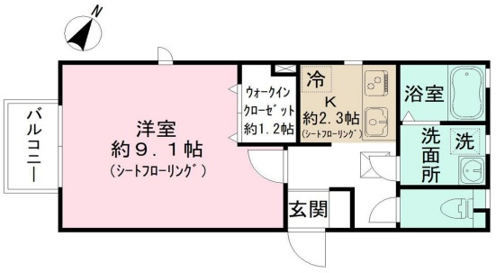 カサ・ヒラソルの間取り
