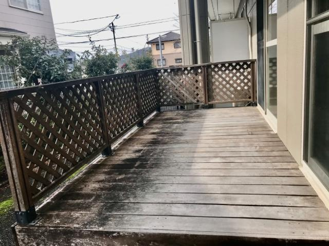 エバーハイツＹＡＳＵＤＡのバルコニー