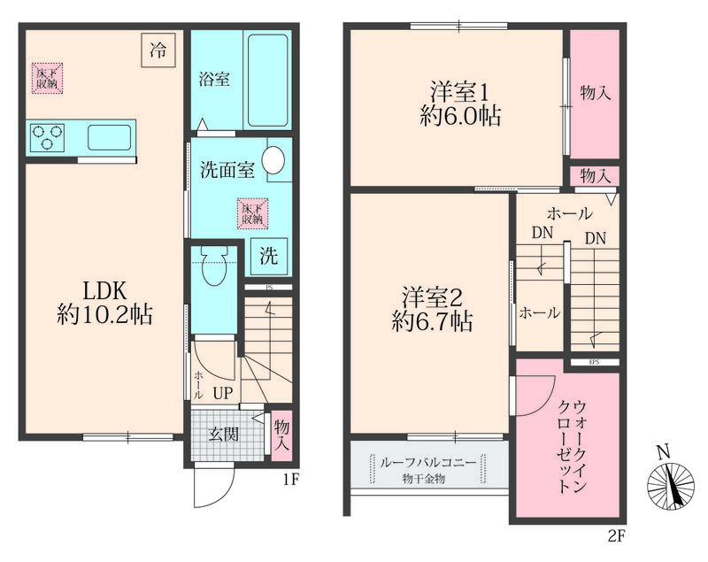 BLOOM COURTの間取り