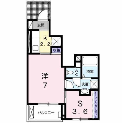 センターポイントⅠの間取り