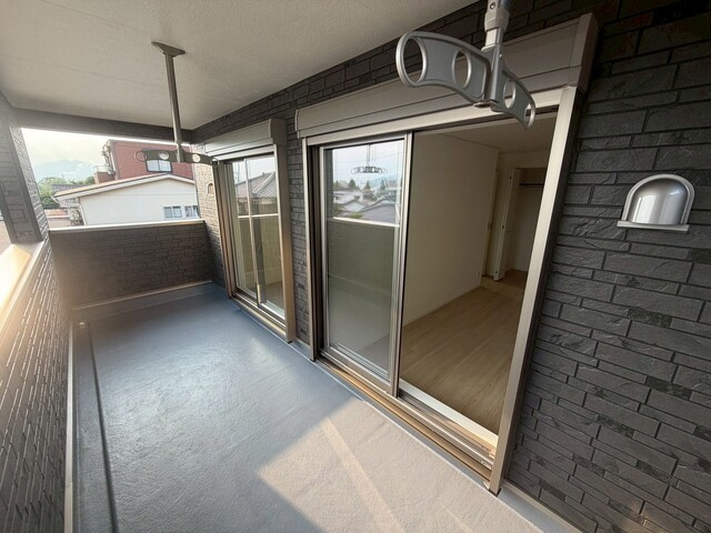 クレイドルガーデン周南市梅園町 第1のバルコニー
