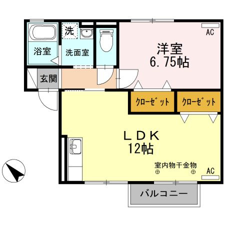 ブリスベントⅡの間取り