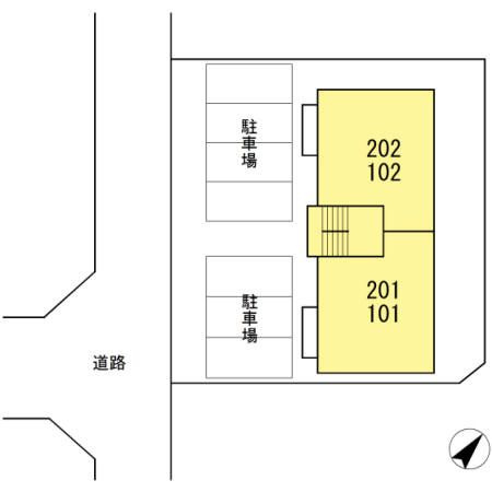 ブリスベントⅡの区画図
