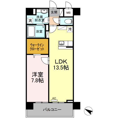 ＰＬＡＺＡ池尻１の間取り