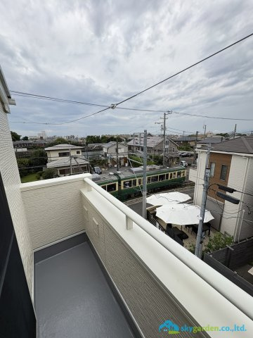 藤沢市片瀬4丁目　中古戸建のバルコニー