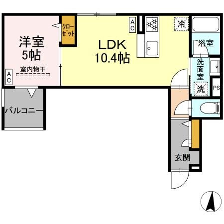 セレスティア東小岩Ⅱの間取り