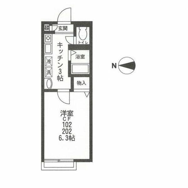 フォレスト祐天寺の間取り