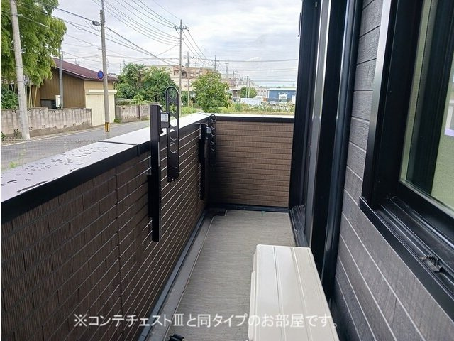 ルミエ　エトワールのバルコニー