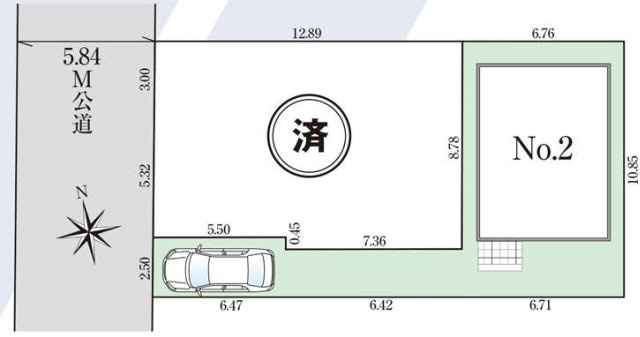 小平市小川町1丁目　西武拝島線　小川町　新築戸建の区画図