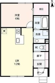 THE SECOND 共和　　刈谷市近郊の賃貸ならクラスホーム刈谷店の間取り