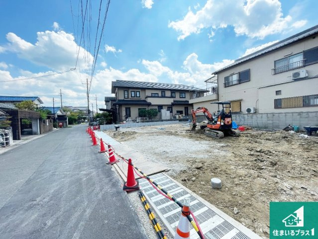京田辺市草内山科　第1期　新築一戸建ての外観|現在建築中！落ち着いた街並みで新生活を始めることが出来そう！周辺の物件も併せてご紹介させて頂きます！