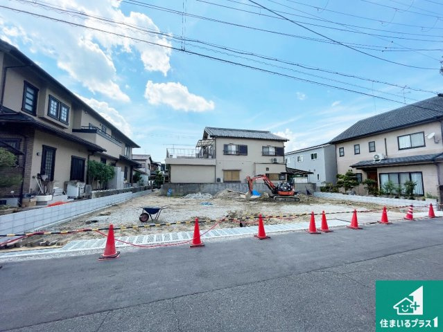 京田辺市草内山科　第1期　新築一戸建ての外観|現在建築中！落ち着いた街並みで新生活を始めることが出来そう！周辺の物件も併せてご紹介させて頂きます！