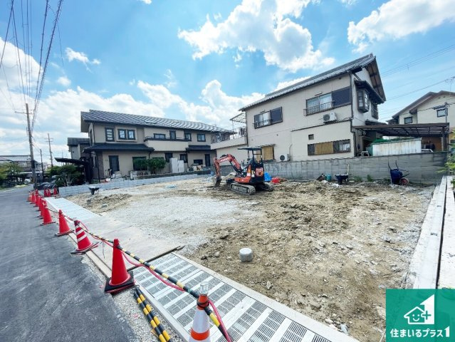 京田辺市草内山科　第1期　新築一戸建ての外観|現在の進捗状況です！順調に作業進行中、完成が待ち遠しいです！詳細の間取り等、お気軽にお問い合わせください！