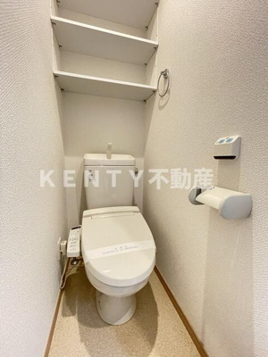 【トイレ】 | ベストハイム京急蒲田 | 落ち着いた色調のトイレです